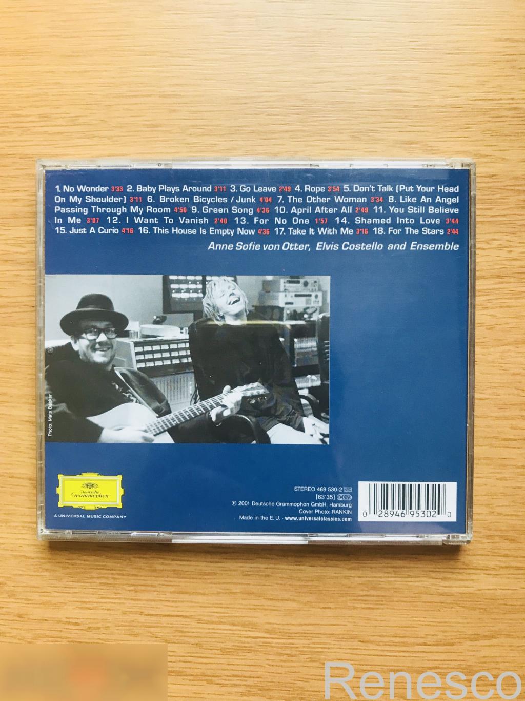 (CD) Anne Sofie Von Otter Meets Elvis Costello ?– For The Stars (2001) (Europe) 1