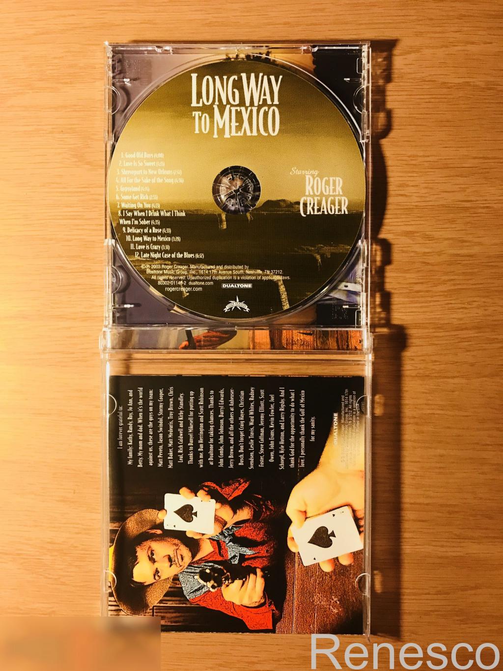 (CD) Roger Creager ?– Long Way To Mexico (2003) (USA) 2
