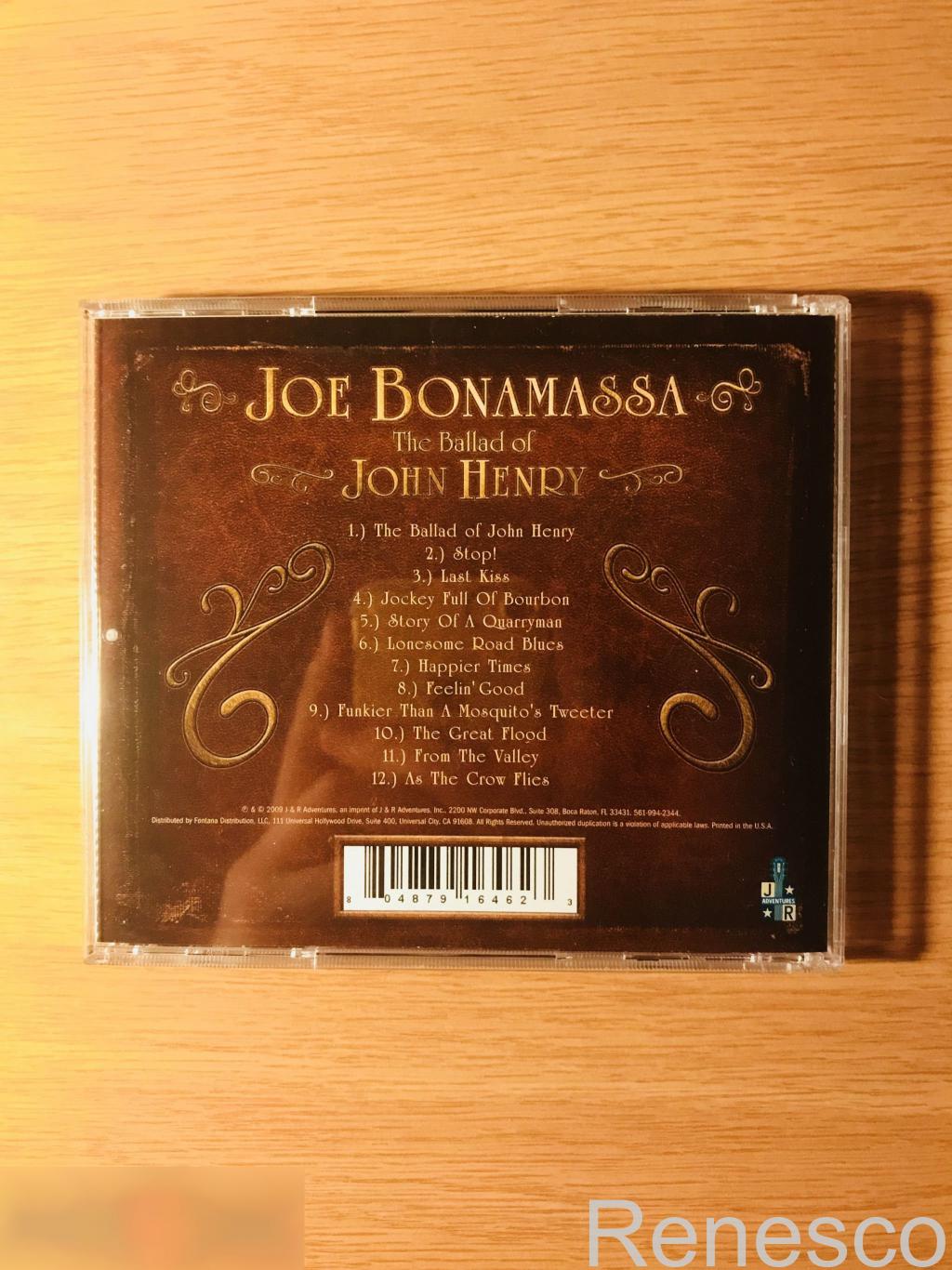 (CD) Joe Bonamassa ?– The Ballad Of John Henry (2009) (USA) 1