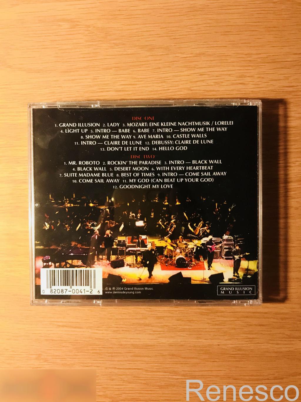 (2CD) Dennis DeYoung ?– The Music Of Styx: Live With Symphony Orchestra (USA) (2 1