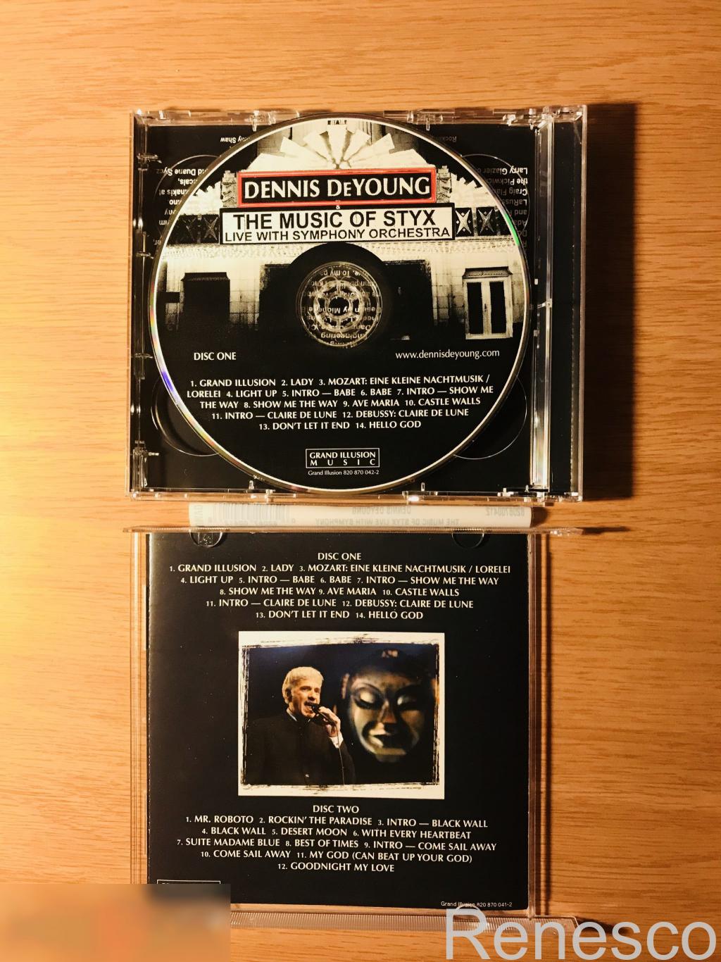 (2CD) Dennis DeYoung ?– The Music Of Styx: Live With Symphony Orchestra (USA) (2 2