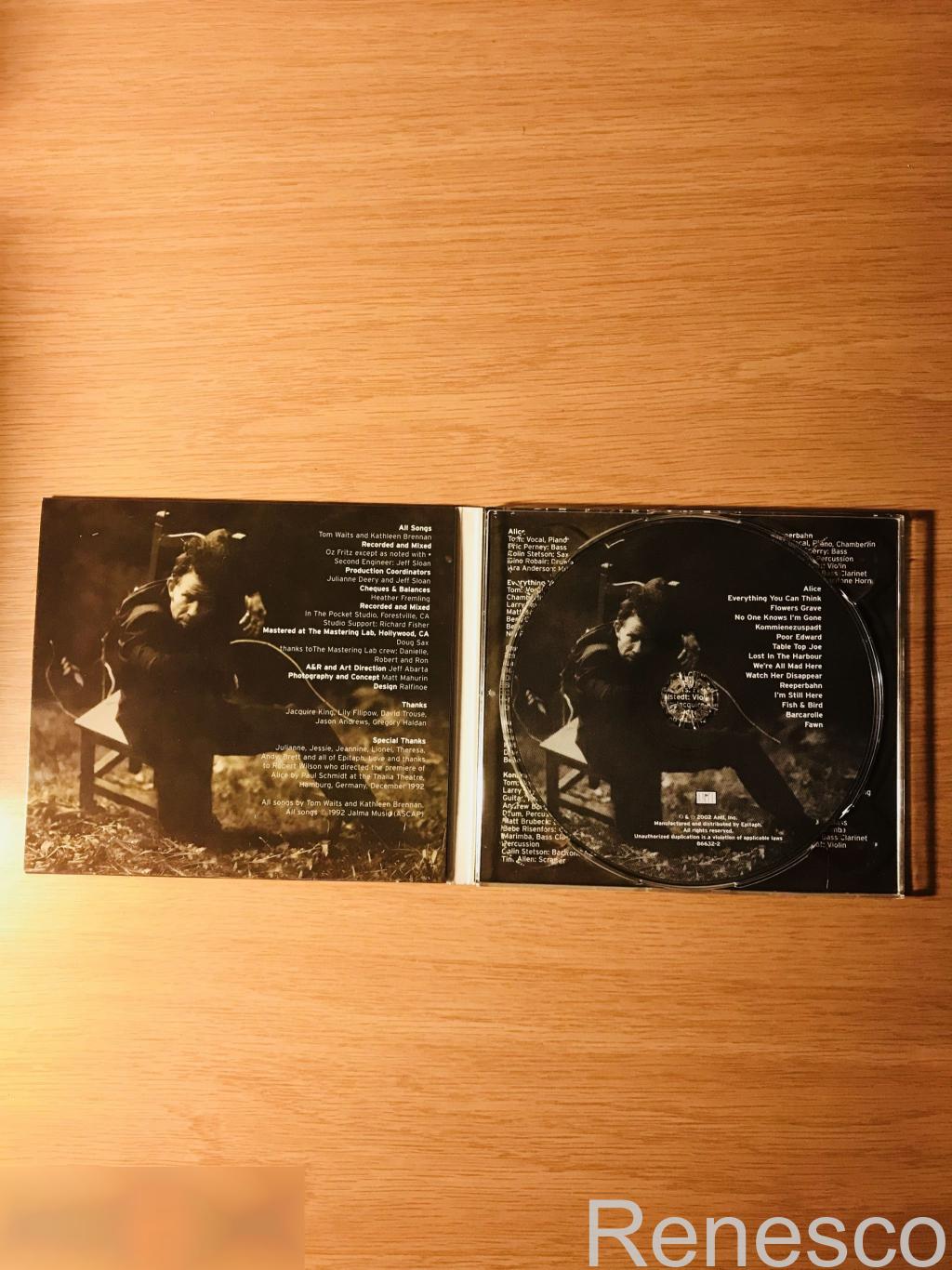 (CD) Tom Waits ?– Alice (USA) (2002) 2