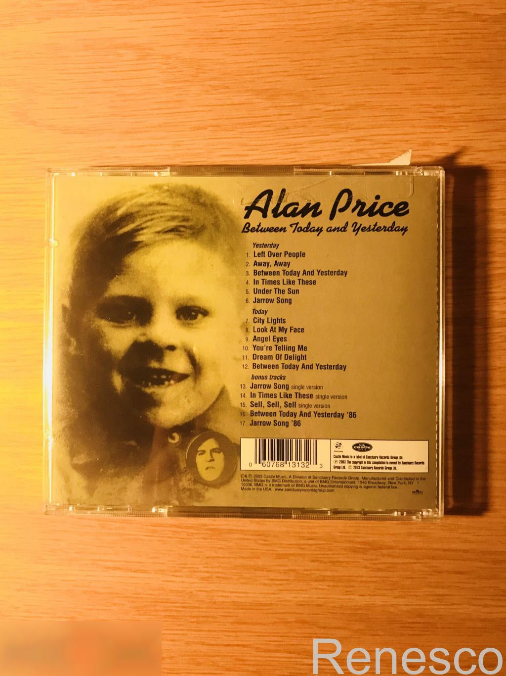 (CD) Alan Price ?– Between Today And Yesterday (2003) (USA) 1