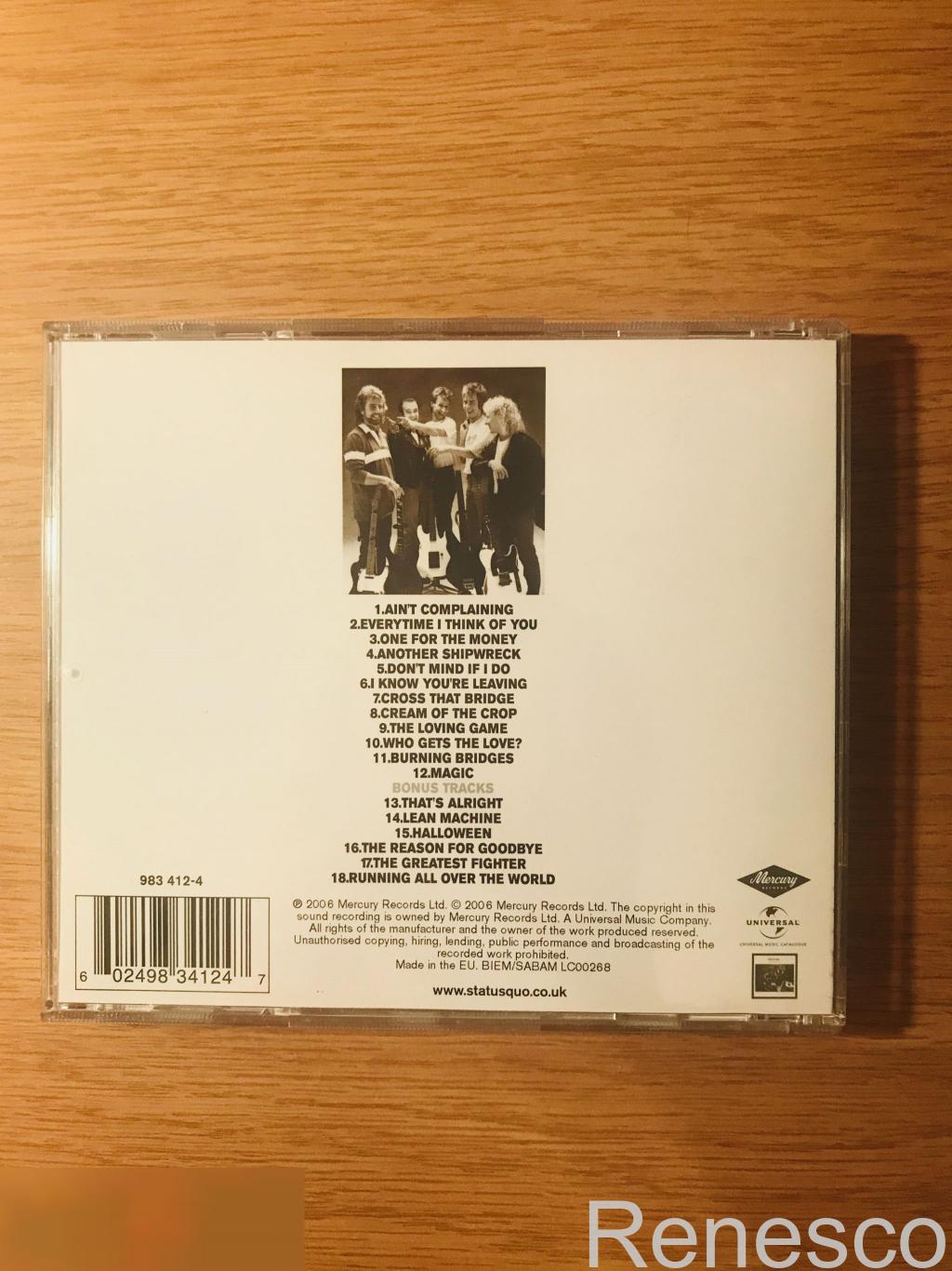 (CD) Status Quo ?– Ain't Complaining (2006) (Europe) 1