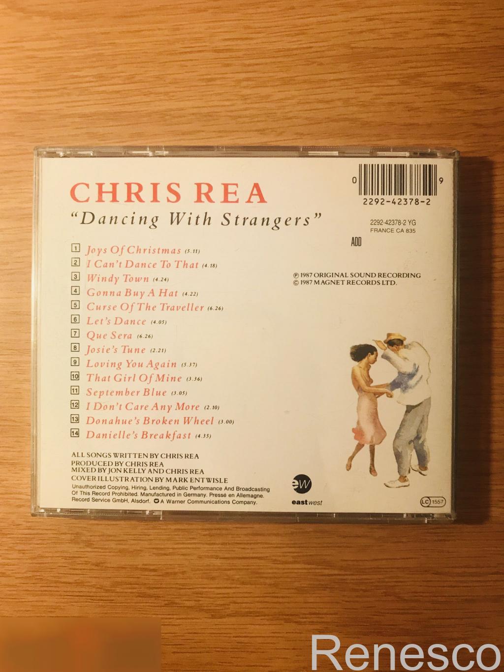 (CD) Chris Rea ?– Dancing With Strangers (1987) (Germany) 1