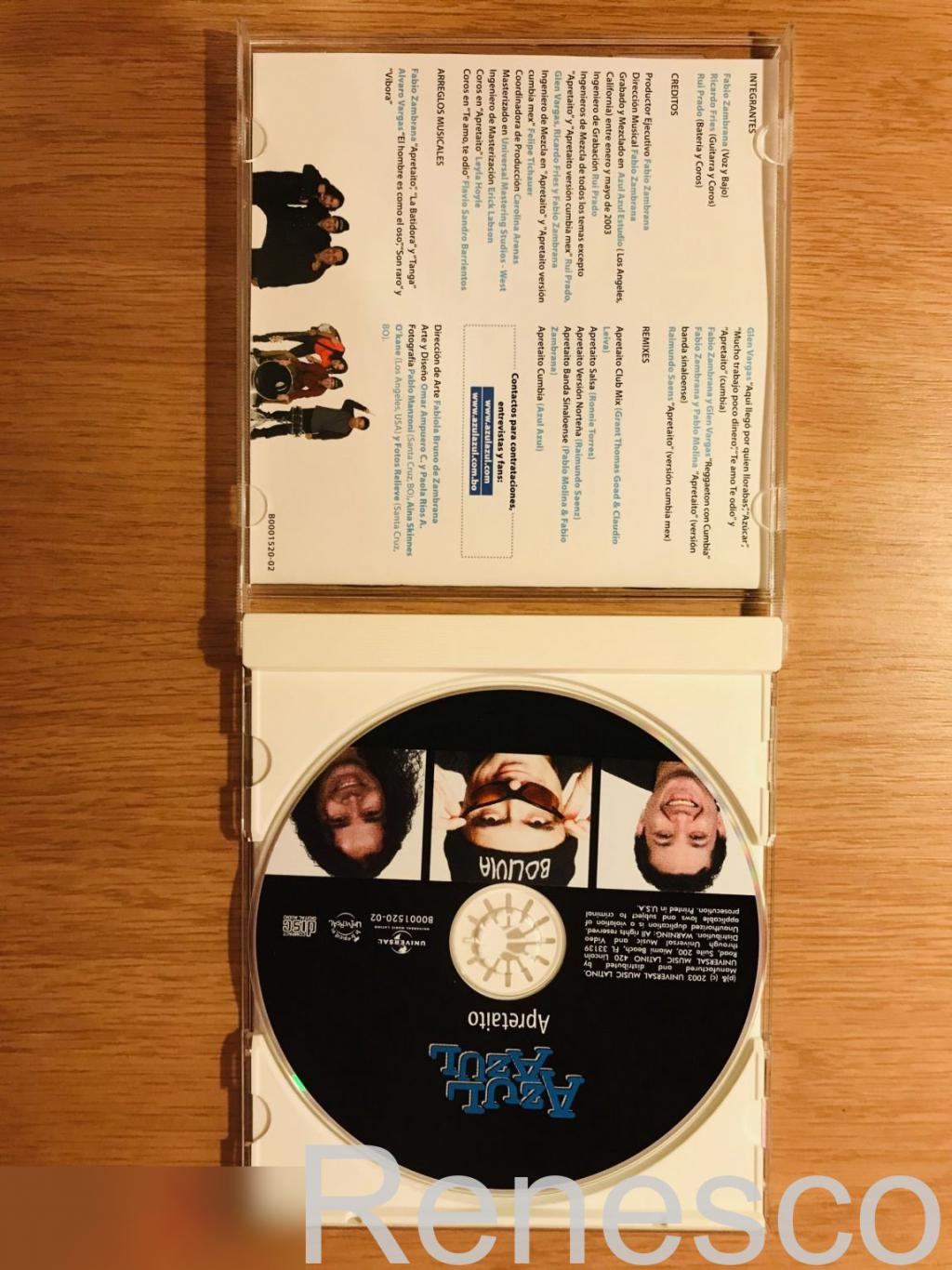 (CD) Azul Azul - Apretaito (2003) (USA) 2