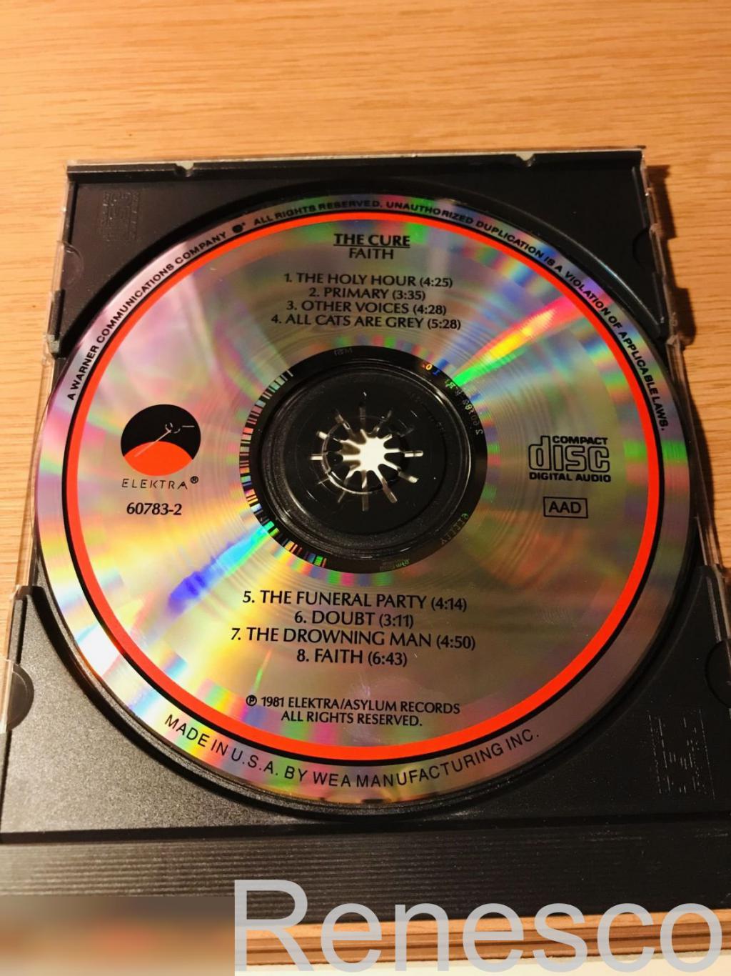 (CD) The Cure ?– Faith (USA) (2000) (Reissue) 4