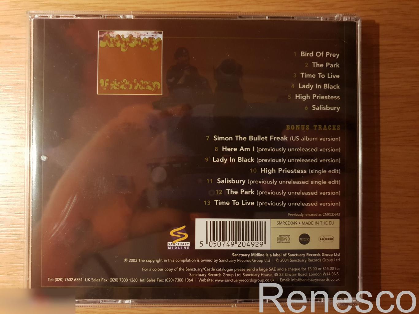 (CD) Uriah Heep ?– Salisbury (2004) (Europe) 1