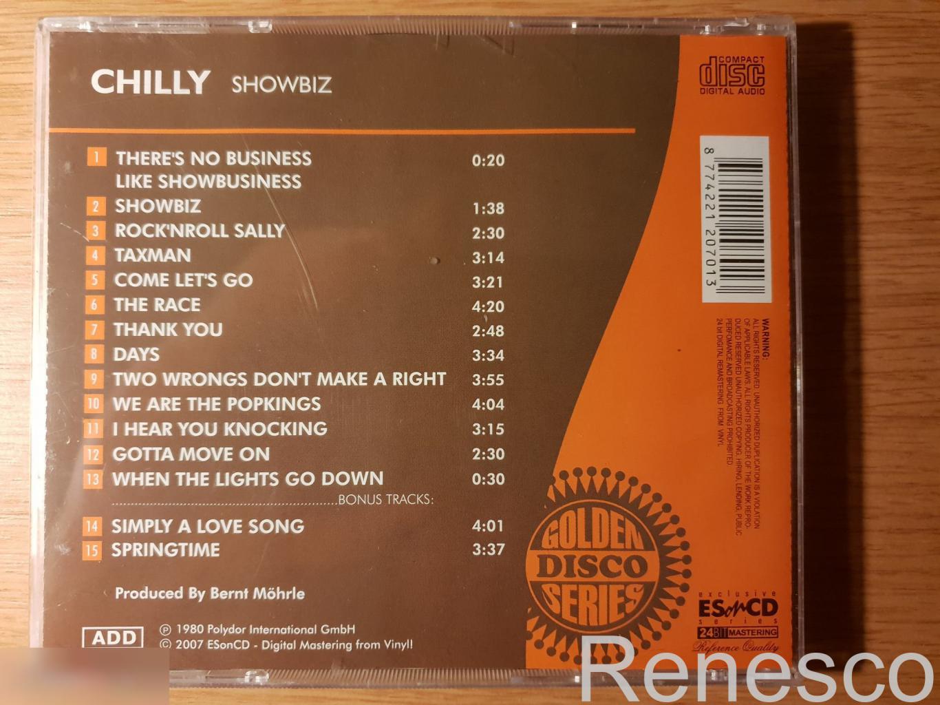 (CD) Chilly ?– Showbiz (2007) (Russia) (Unofficial Release) 1
