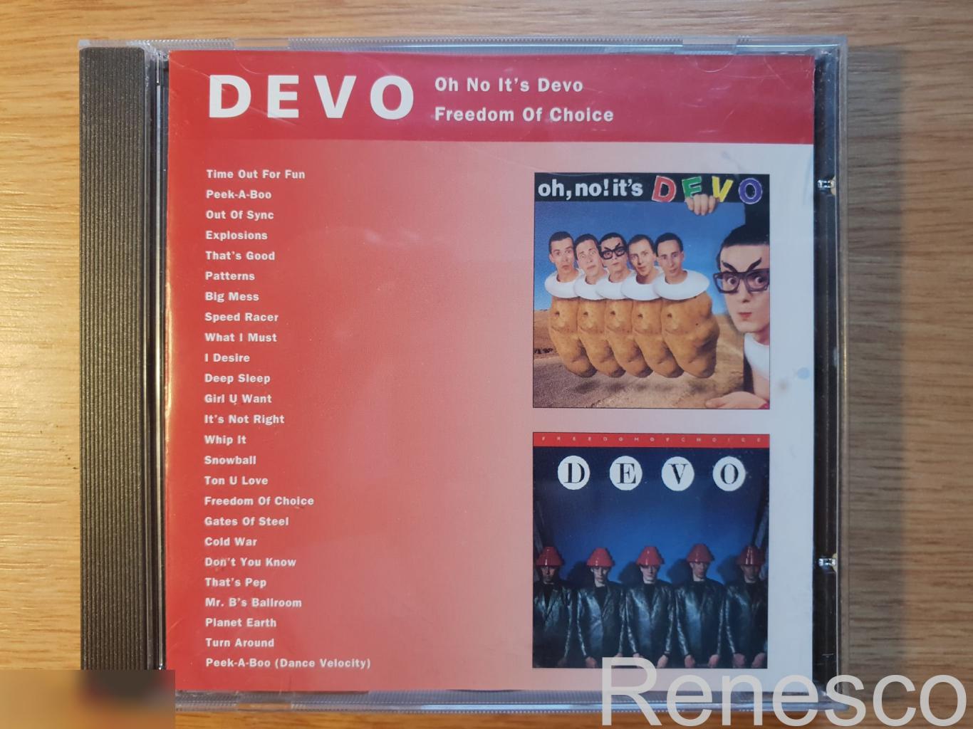 (CD) Devo ?– Oh No It's Devo / Freedom Of Choice (UK) (1993)