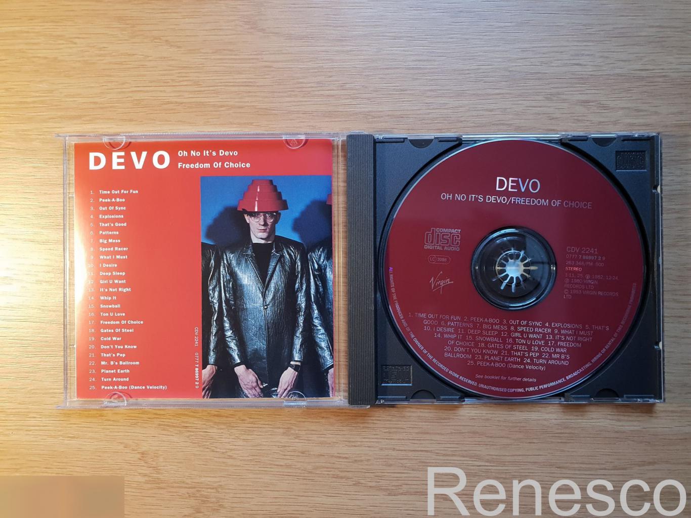 (CD) Devo ?– Oh No It's Devo / Freedom Of Choice (UK) (1993) 2