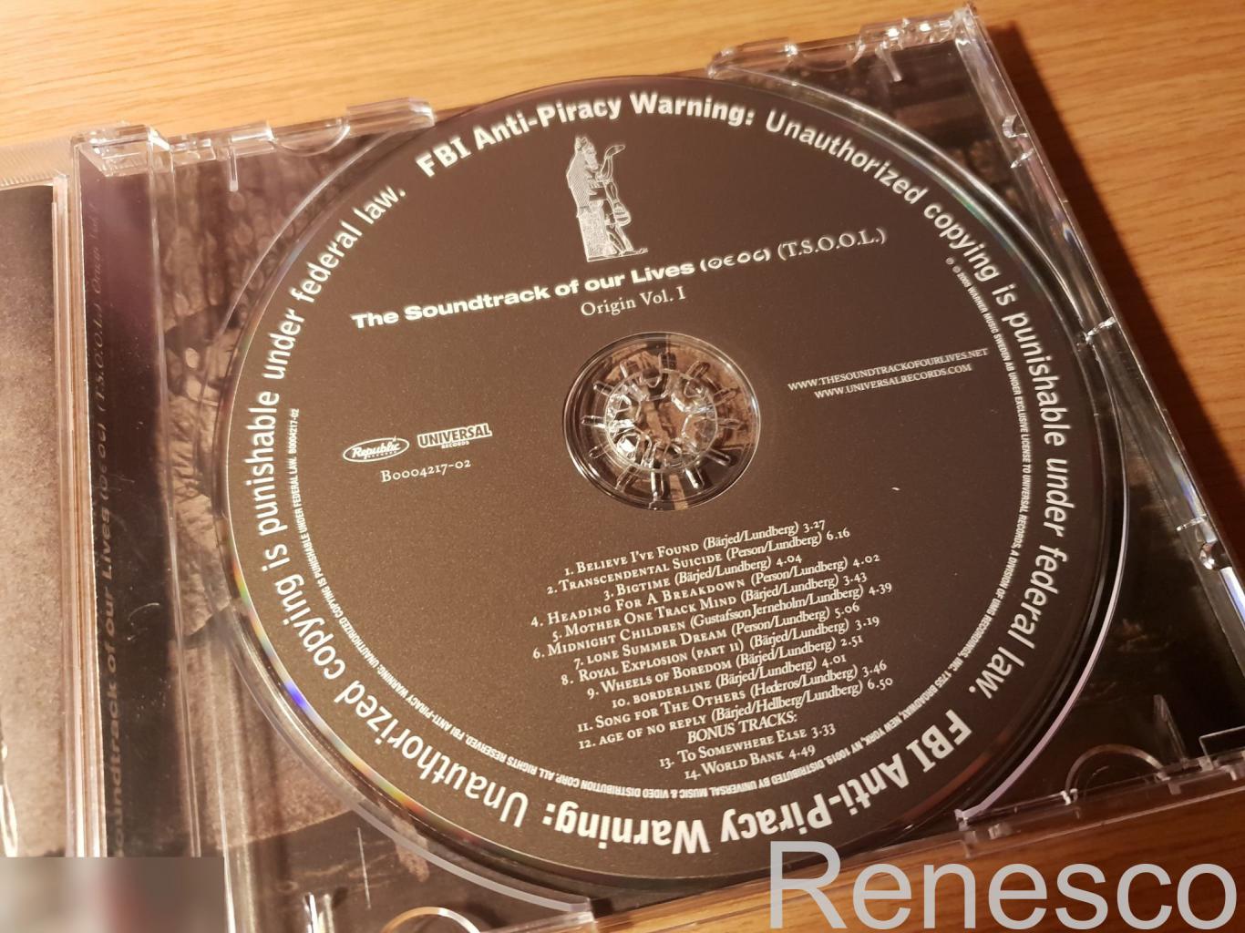 (CD) The Soundtrack Of Our Lives ?– Origin Vol. 1 (2005) (USA) 4