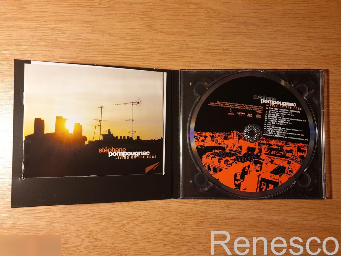 (CD) Stephane Pompougnac ?– Living On The Edge (Benelux) (2003) 1
