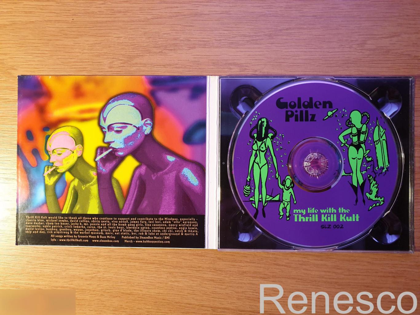 (CD) My Life With The Thrill Kill Kult ?– Golden Pillz: The Luna Remixes (USA) ( 2