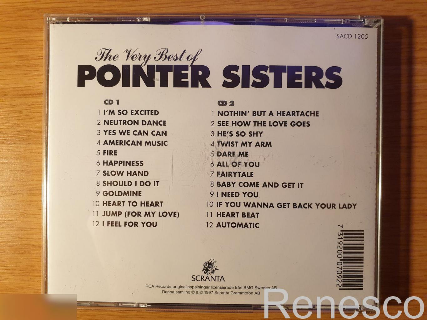 (CD) Pointer Sisters ?– The Very Best Of Pointer Sisters (1997) (Швеция) 1
