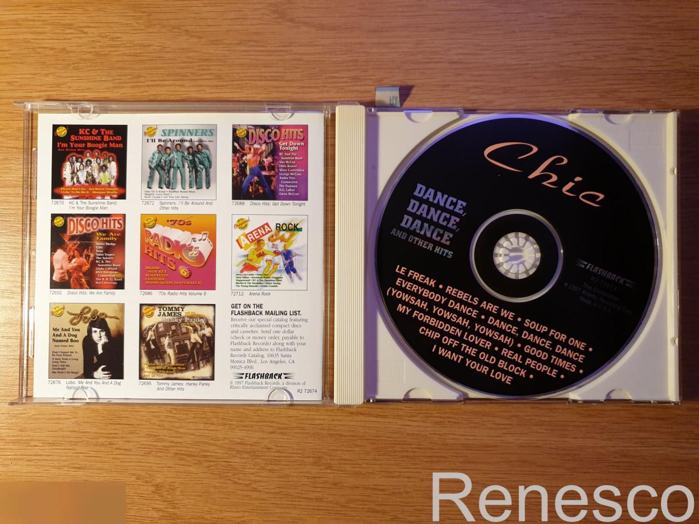 (CD) Chic ?– Dance, Dance, Dance, And Other Hits (1997) (USA) 2