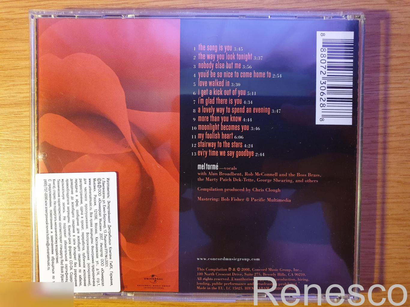 (CD) Mel Torme ?– Sings For Lovers (2008) (Europe) 1