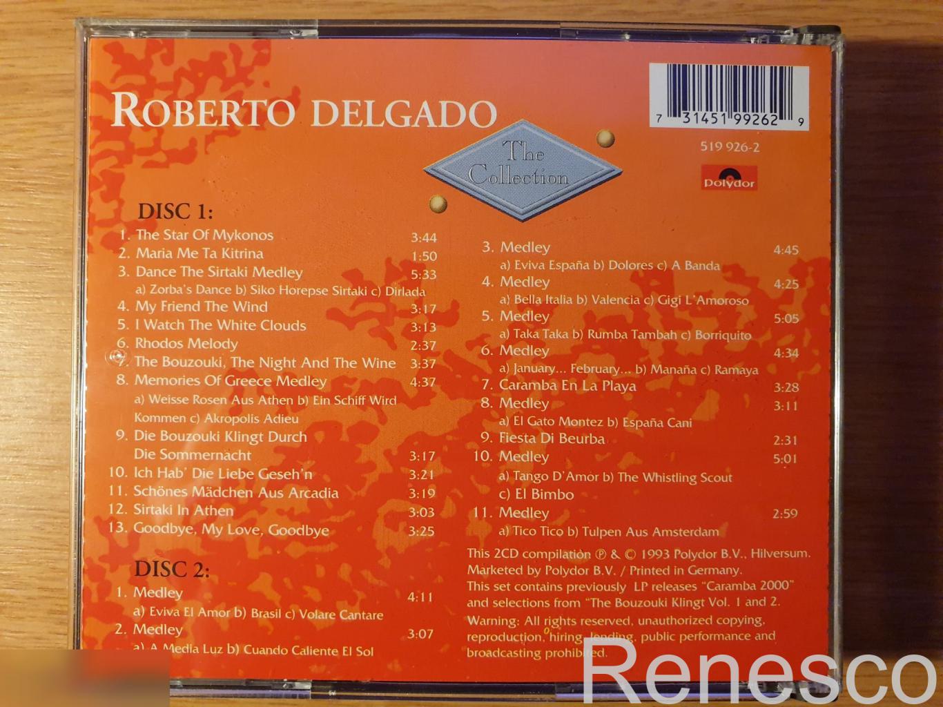(2CD) Roberto Delgado ?– Happy Holiday The Collection (1993) (Germany) 1