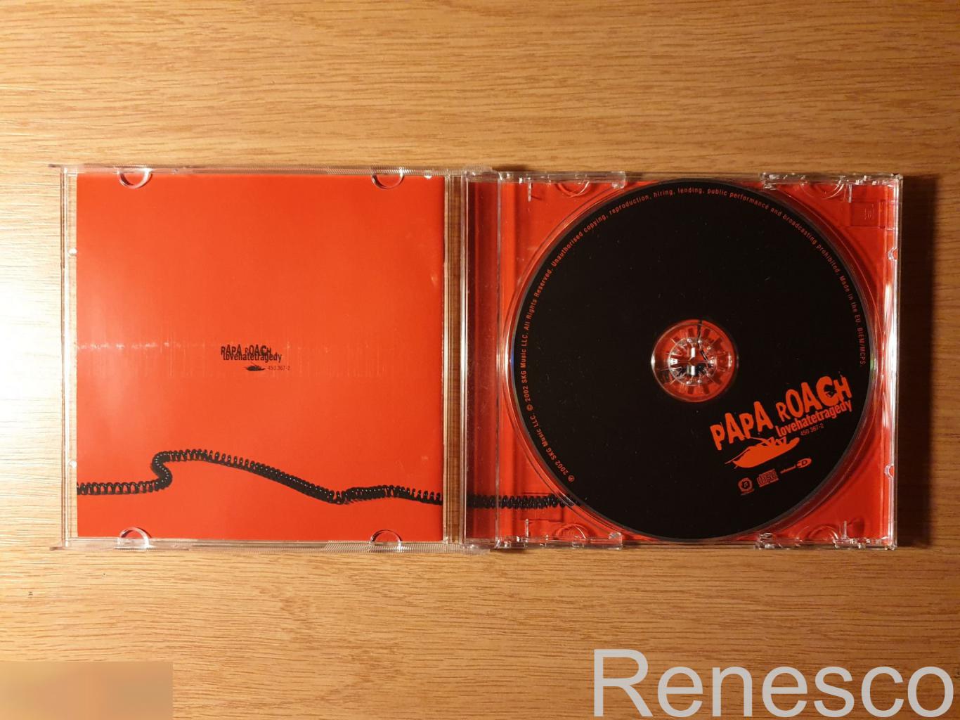 (CD) Papa Roach ?– Lovehatetragedy (Europe) (2002) 2