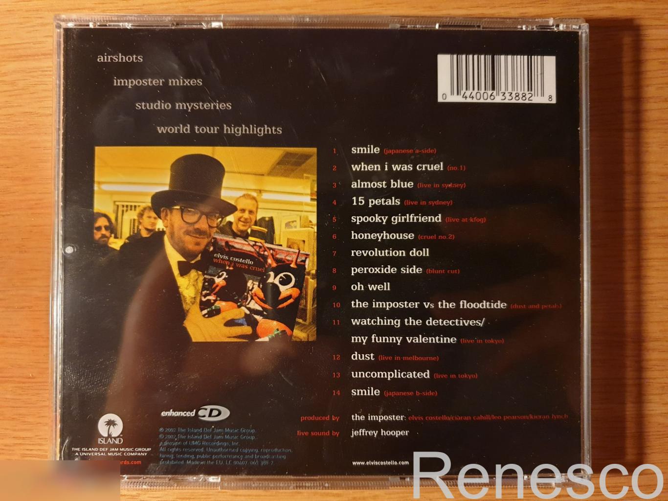 (CD) Elvis Costello & The Imposters ?– Cruel Smile (2002) (USA) 1