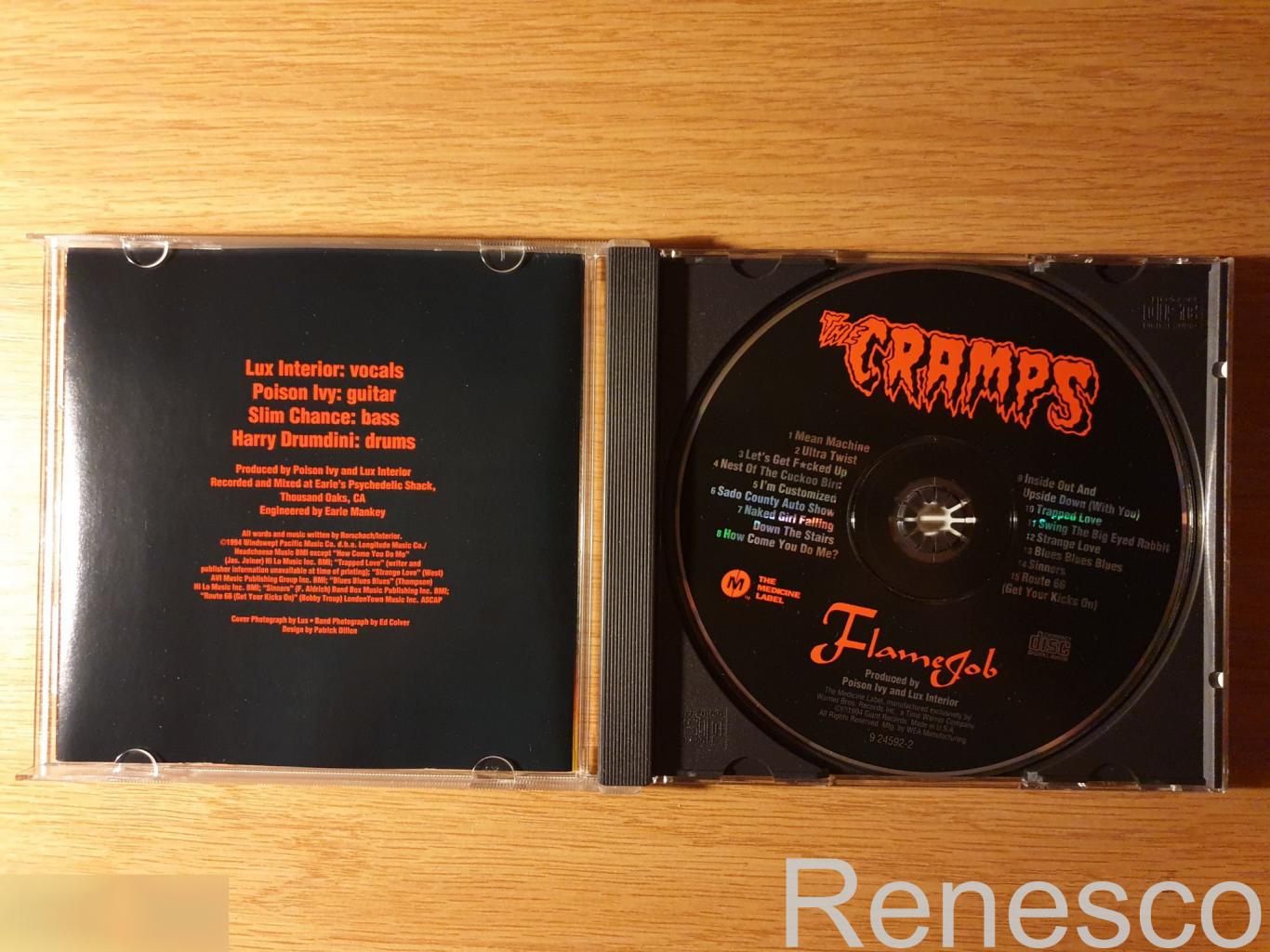 (CD) The Cramps ?– Flamejob (1994) (USA) 2