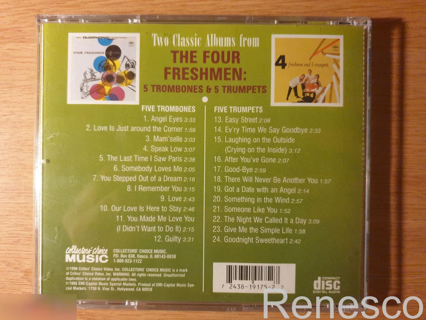 (CD) The Four Freshmen ?– 5 Trombones & 5 Trumpets (1996) (USA) 1