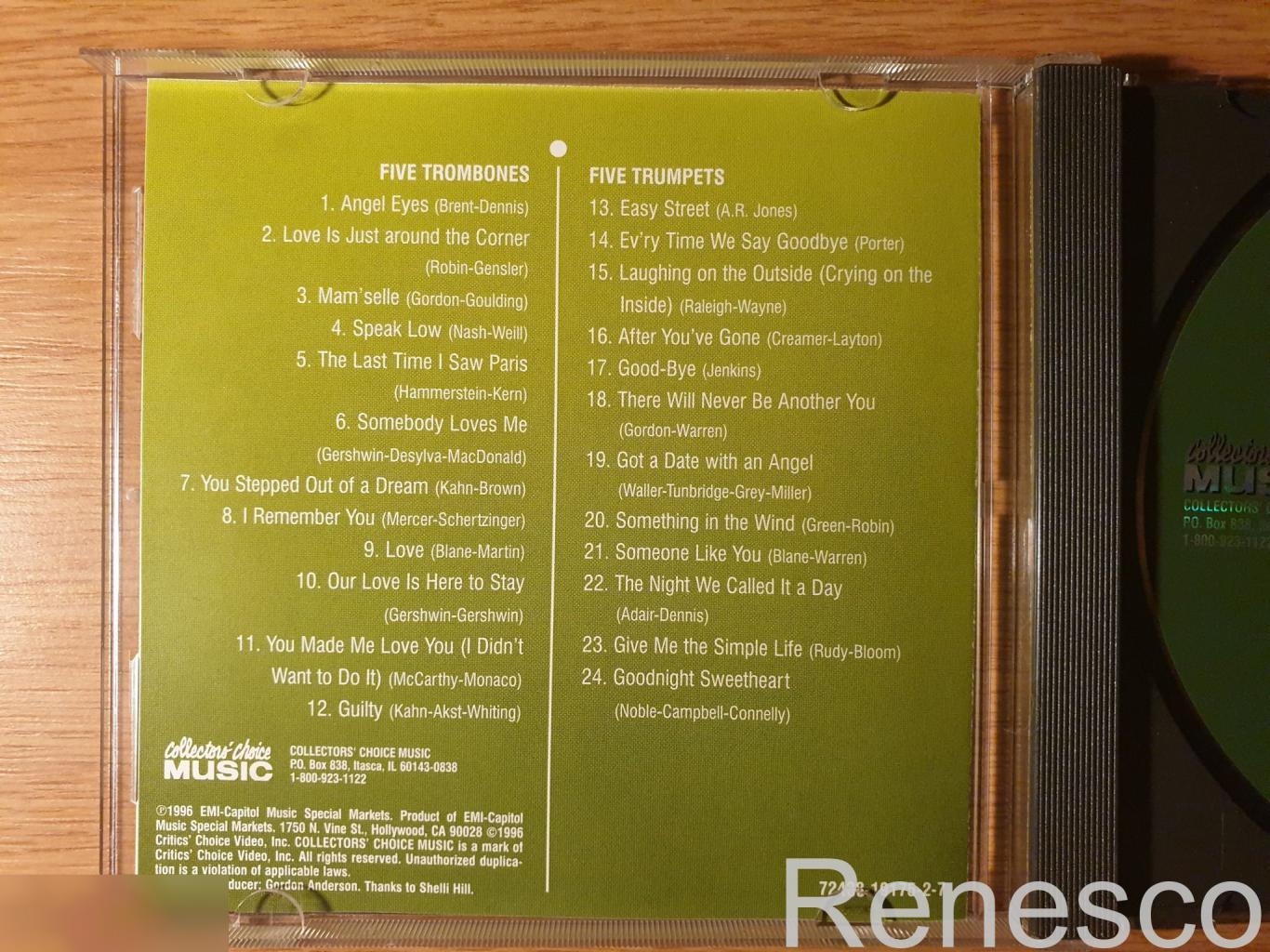 (CD) The Four Freshmen ?– 5 Trombones & 5 Trumpets (1996) (USA) 3