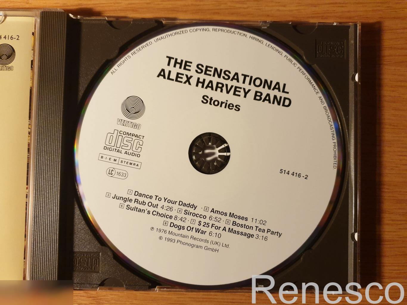 (CD) The Sensational Alex Harvey Band ?– SAHB Stories (1993) (Germany) 5