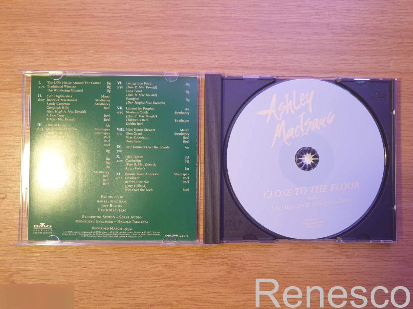 (CD) Ashley MacIsaac With Joey Beaton And David MacIsaac ?– Close To The Floor ( 2