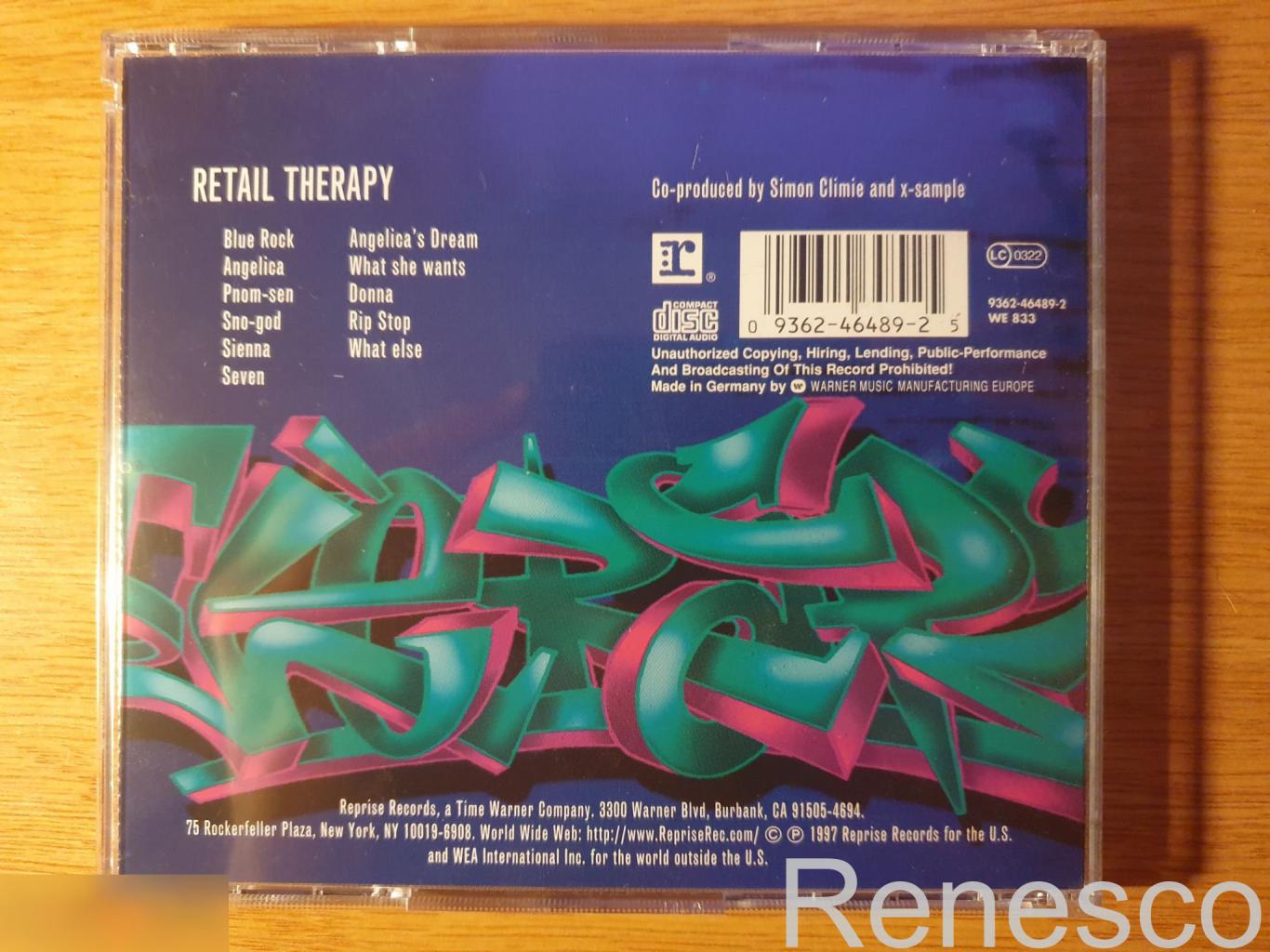(CD) TDF ?– Retail Therapy (1997) (Europe) 1