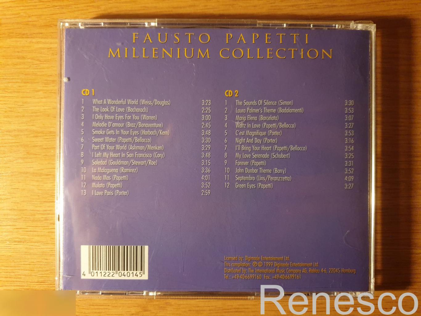 (2CD) Fausto Papetti - Millenium Collection (1999) (Germany) 1