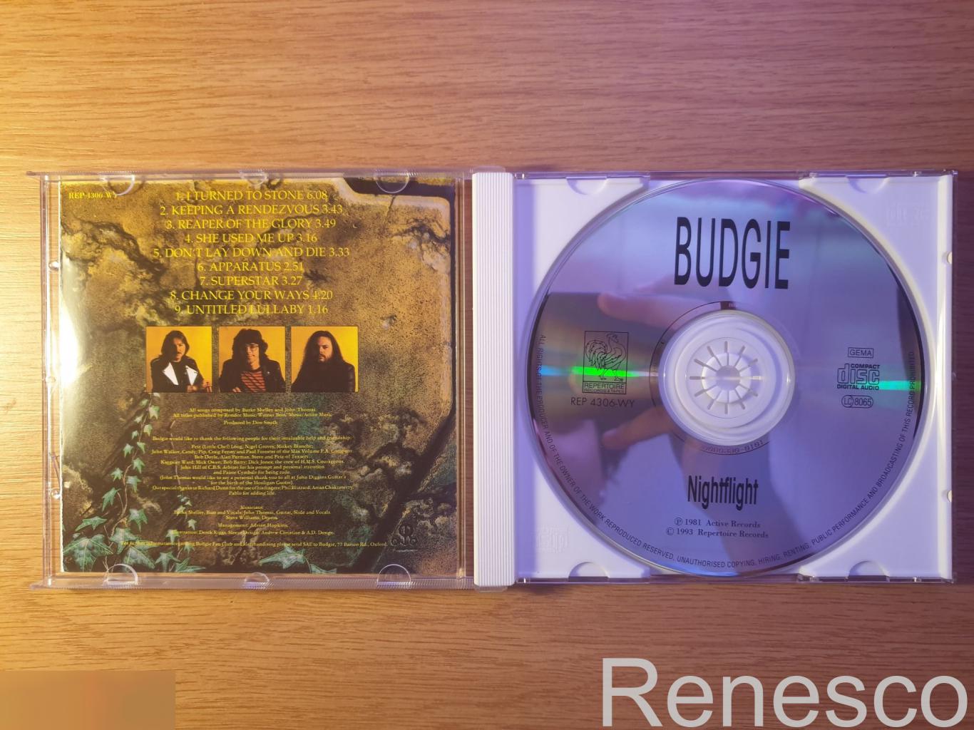 (CD) Budgie ?– Nightflight (Germany) (1993) (Reissue) 2