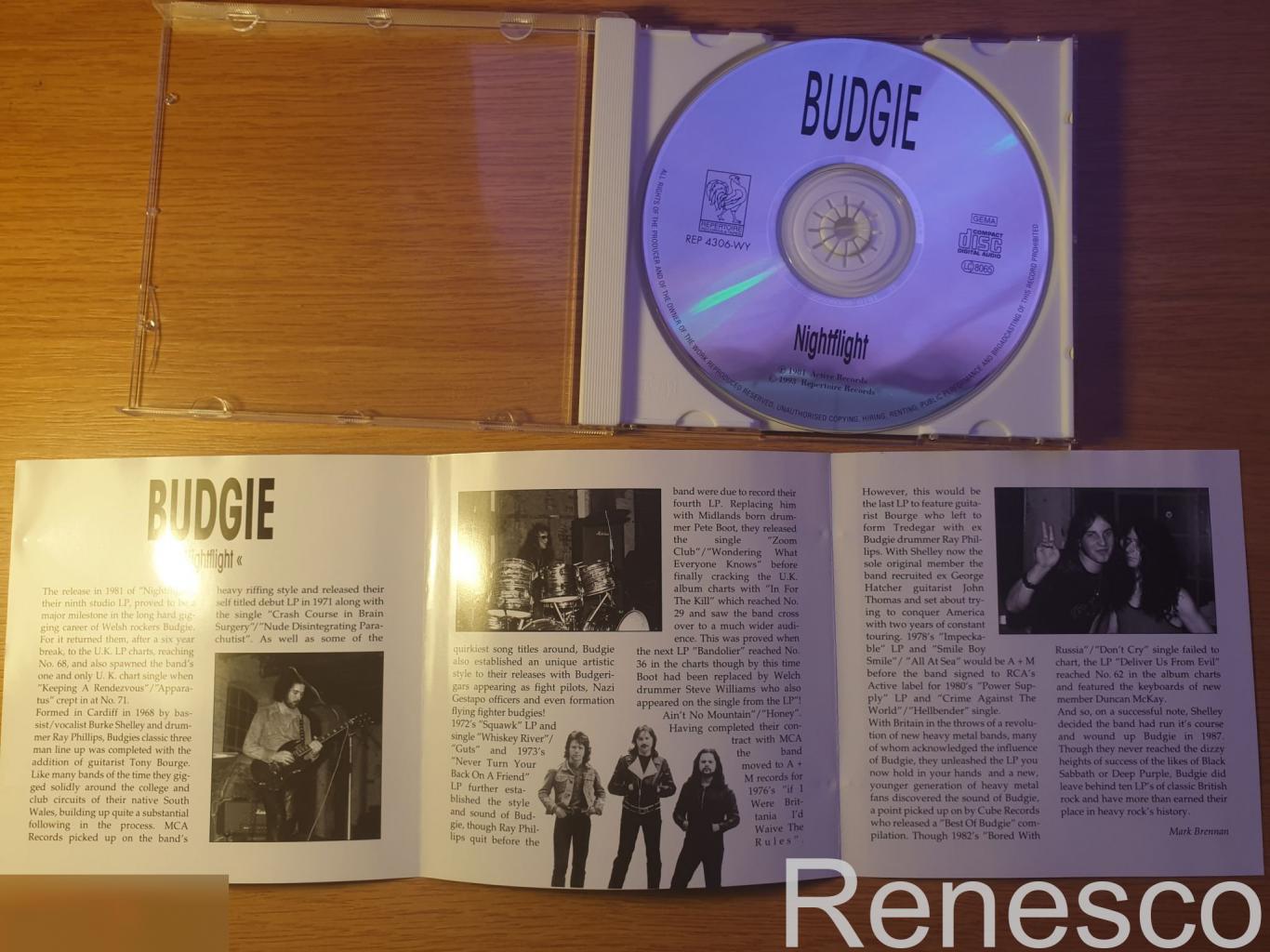 (CD) Budgie ?– Nightflight (Germany) (1993) (Reissue) 6