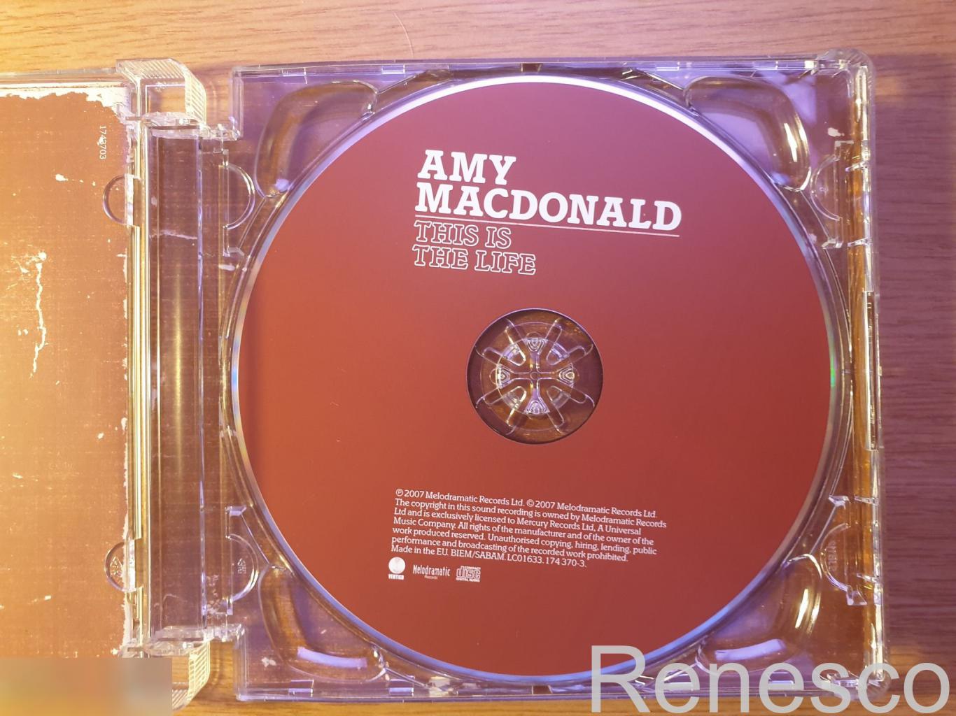 (CD) Amy MacDonald ?– This Is The Life (2007) (Europe) 4