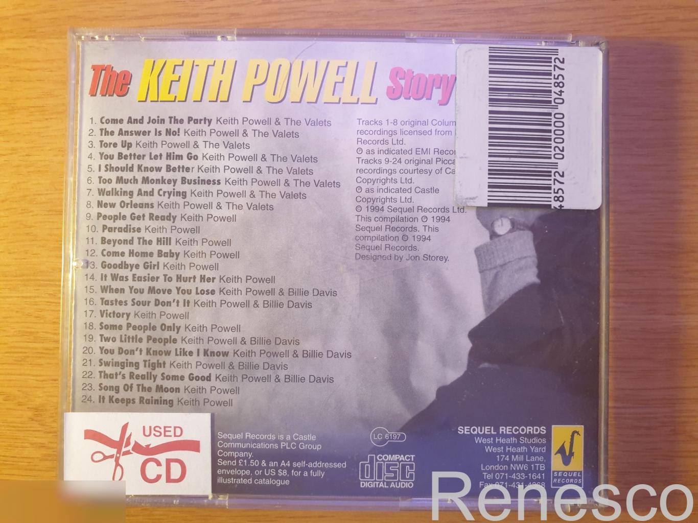 (CD) Keith Powell ?– The Keith Powell Story (UK) (1994) 1