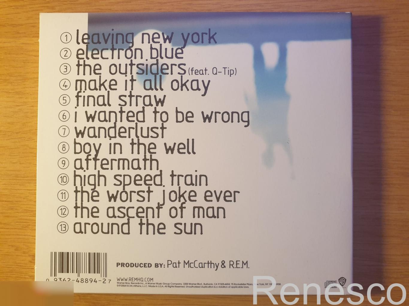 (CD) R.E.M. ?– Around The Sun (USA) (2004) (Digipak) 1