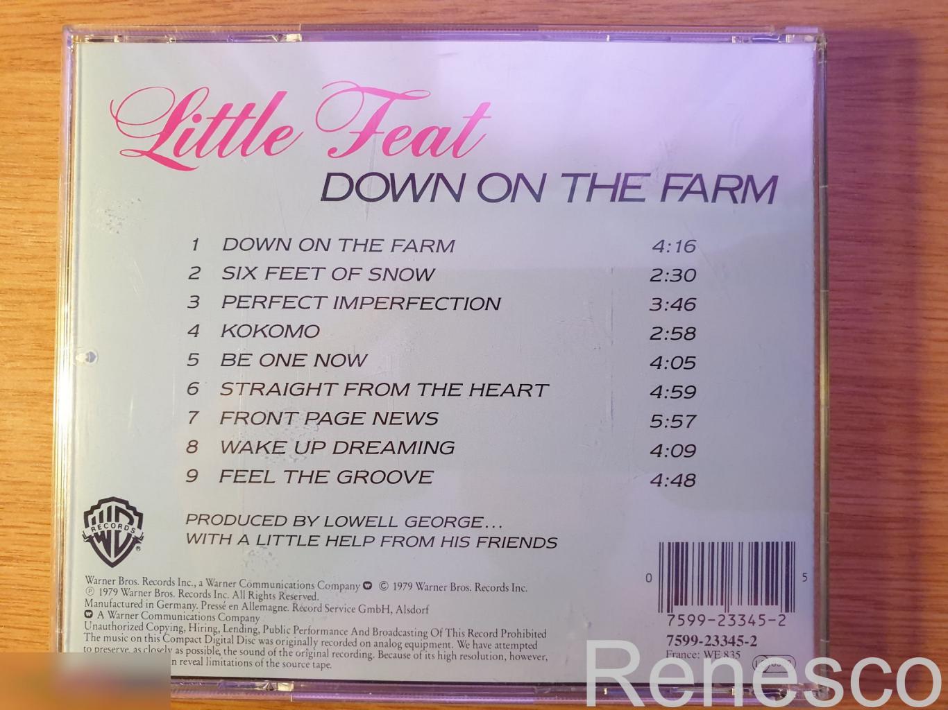 (CD) Little Feat ?– Down On The Farm (Germany) (1988) (Reissue) 1