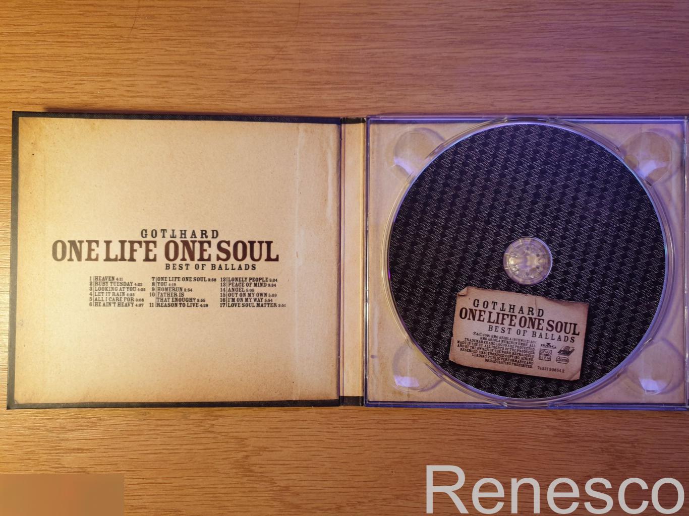 (CD) Gotthard ?– One Life One Soul - Best Of Ballads (Europe) (2002) 3
