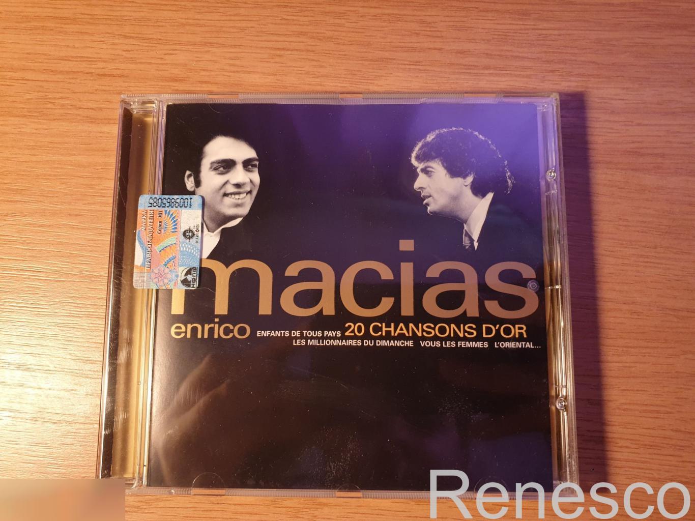 (CD) Enrico Macias ?– 20 Chansons D'Or (France) (1998)