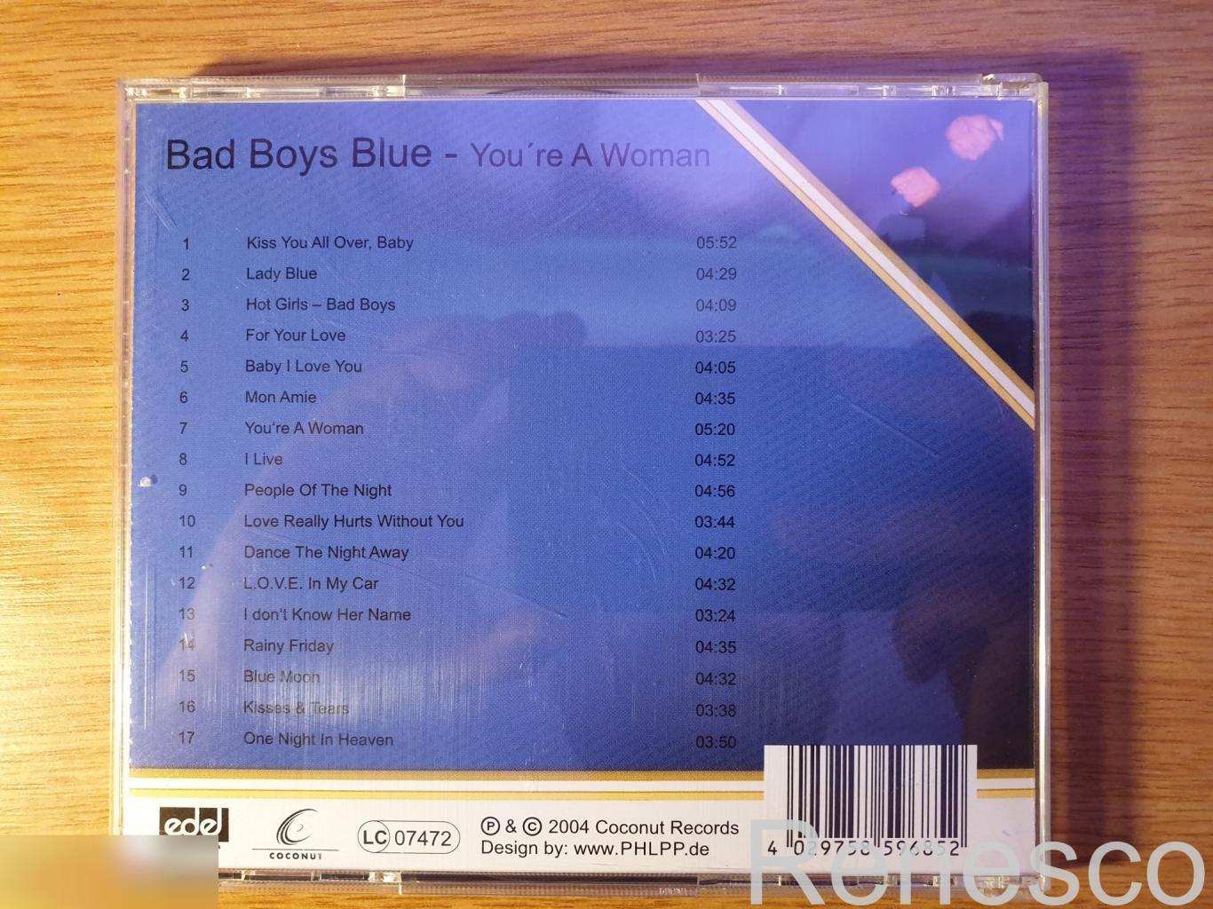 (CD) Bad Boys Blue ?– You're A Woman - Hit Collection Vol. 1 (Germany) (2004) 1
