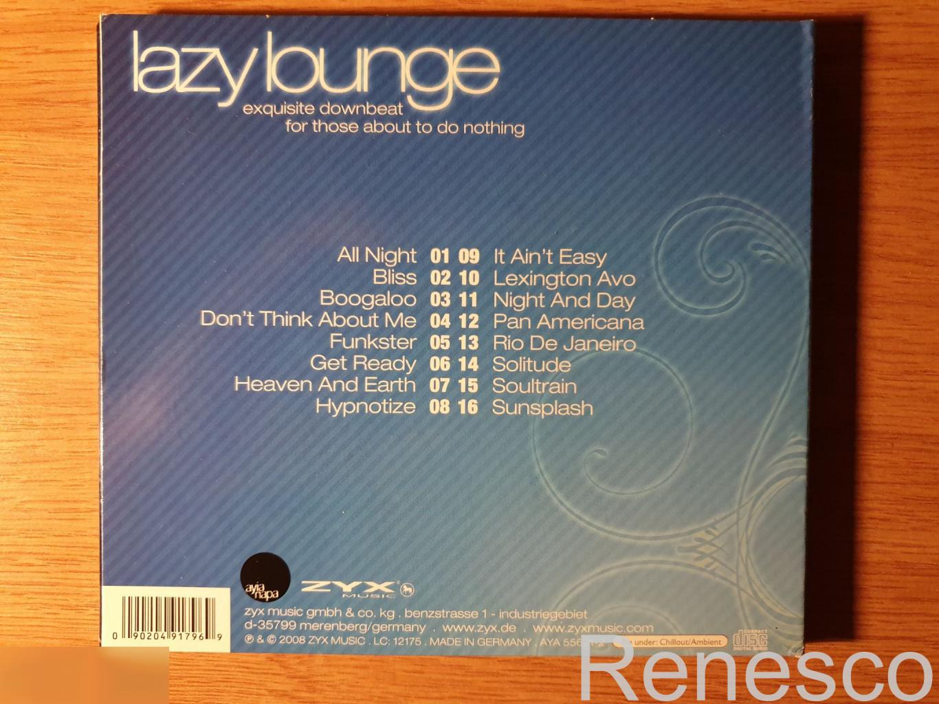 (CD) A-La-Carte ?– Lazy Lounge (Germany) (2008) 1
