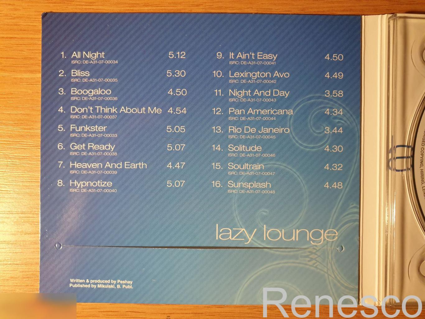 (CD) A-La-Carte ?– Lazy Lounge (Germany) (2008) 3
