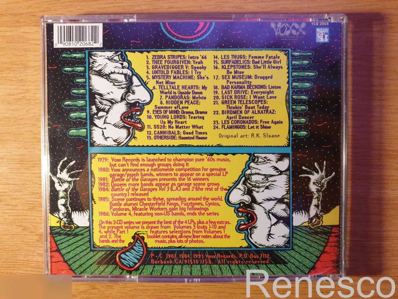(CD) Various ?– Battle Of The Garages Part 2 (USA) (1993) 1