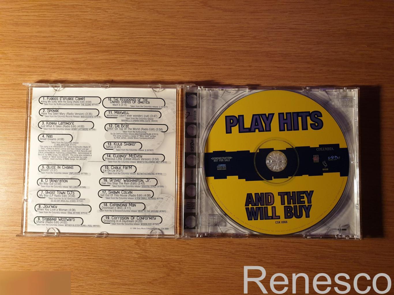 (CD) Various ?– Play Hits And They Will Buy (Promo) (USA) (1996) 2