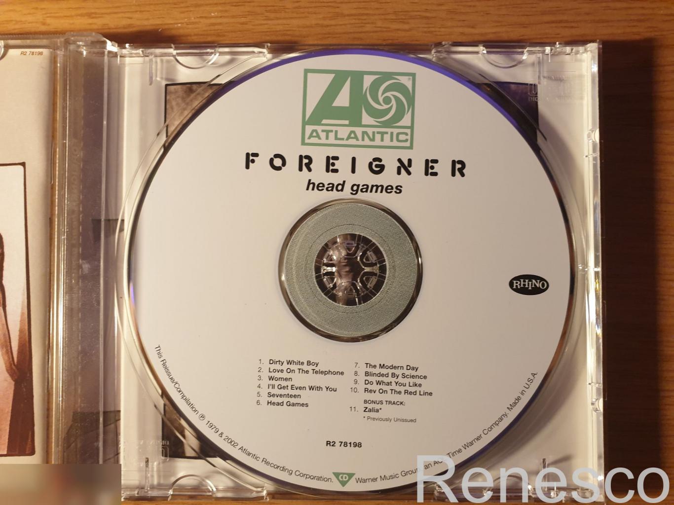 (CD) Foreigner ?– Head Games (2002) (Germany) 4
