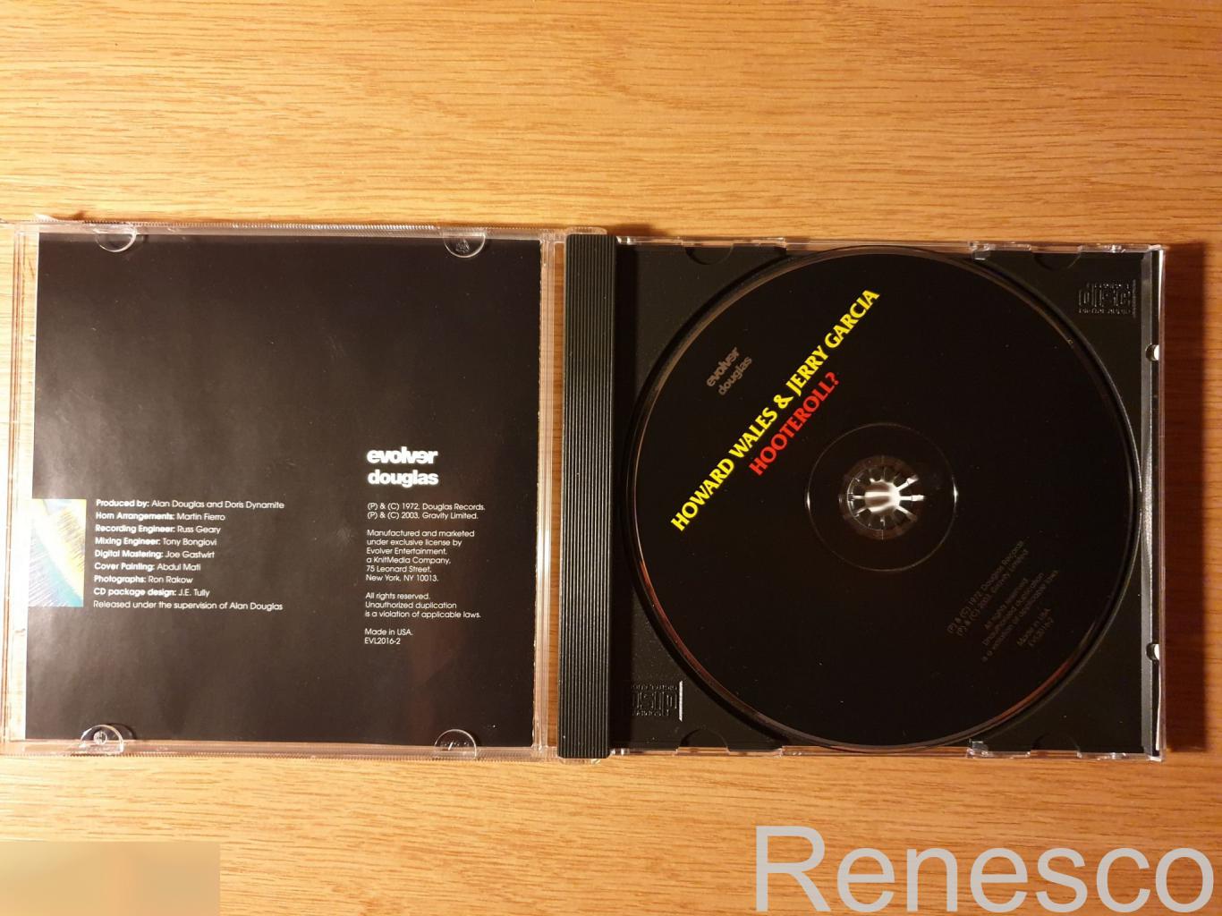 (CD) Jerry Garcia & Howard Wales ?– Hooteroll? (USA) (2003) 2