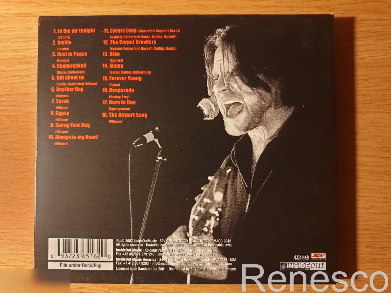 (CD) Ray Wilson ?– Live And Acoustic (2003) (Germany) 1