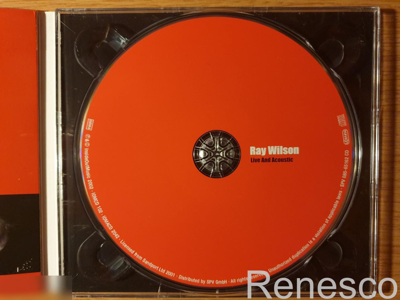(CD) Ray Wilson ?– Live And Acoustic (2003) (Germany) 4