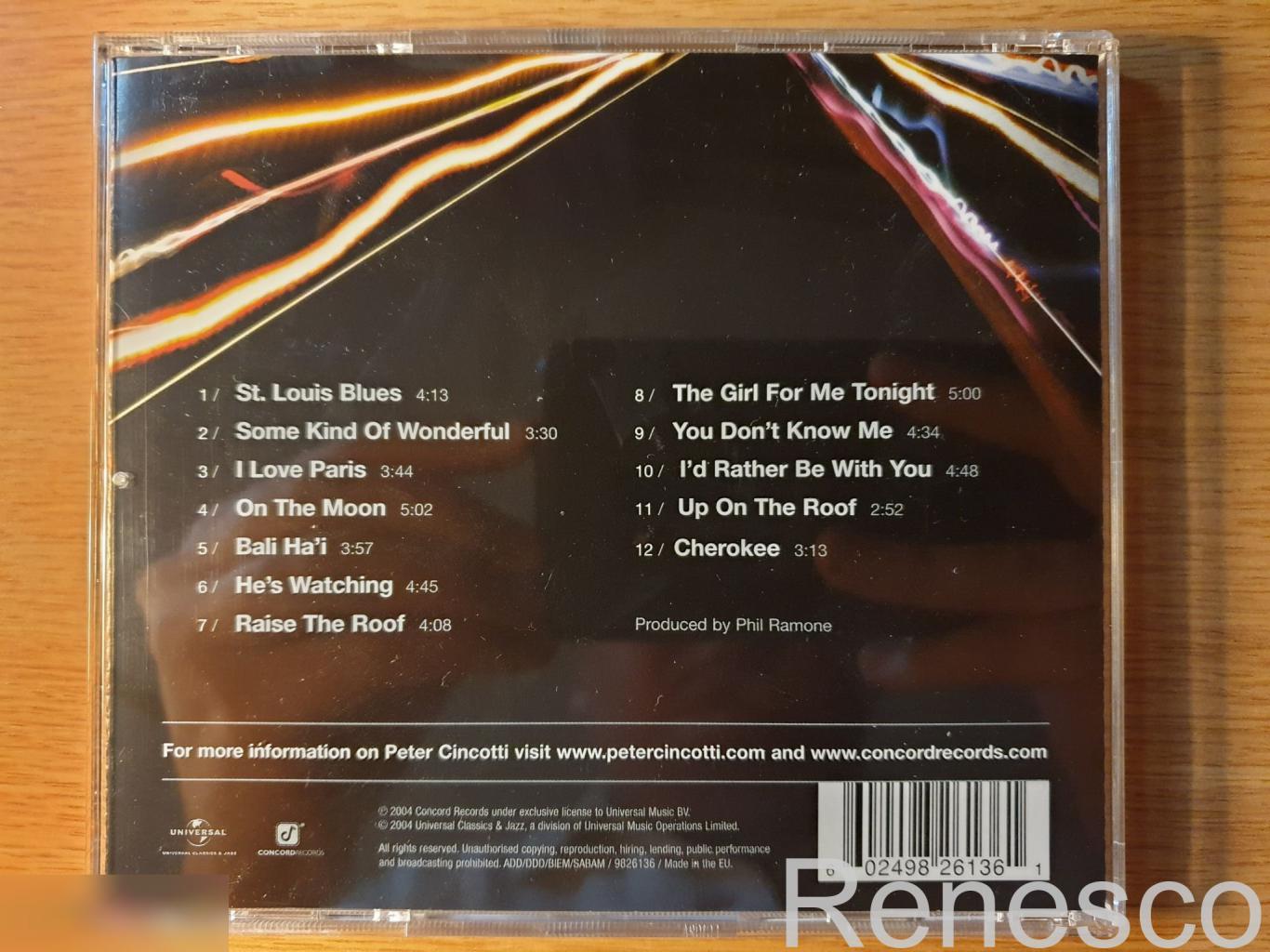 (CD) Peter Cincotti ?– On The Moon (2004) (Europe) 1