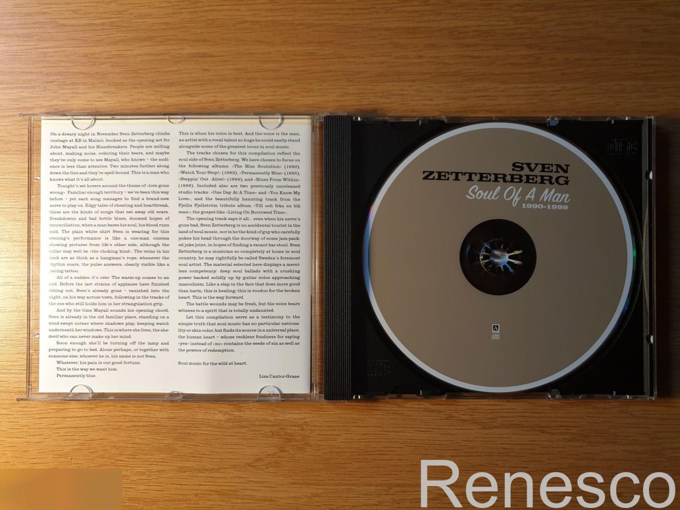 (CD) Sven Zetterberg ?– Soul Of A Man 1990-1999 (2004) (Sweden) 2